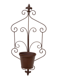 Lovethyhome Metal Outdoor & Indoor Plant Holders & Buckets Free Shipping - Wall Plant Holder 1 25X52CM