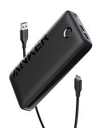 Anker 335 Power Bank Powercore 20K 20W Portable Charger With Usb-c Fast Charging Works For Iphone 13 12 Series Samsung Ipad Pro Airpods Apple Watch And More.