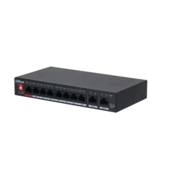 Dahua 10-PORT Gigabit Unmanaged Desktop Switch With 8-PORT Poe