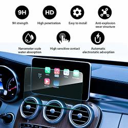Yee Pin Navigation Display Tempered Glass Screen Protector For 2014-2018 Mercedes Benz C-class C43 C63 Amg W205 Comand Online Ntg 5 8.4 Inch Touch