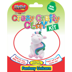 Crazy Crafts Crafty Clay Kit - Unicorn