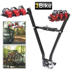 Bicycle Car Trunk Rack Carrier Mount Holds Three Bikes