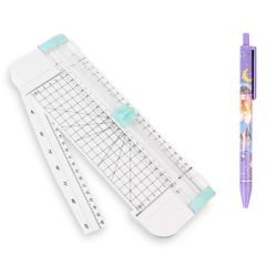 Paper Cutter Portable Paper Trimmer With Side Ruler Plus 1 Knife Pen -815