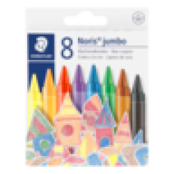 Staedtler Multicoloured Noris Jumbo Wax Crayon Set 8 Piece