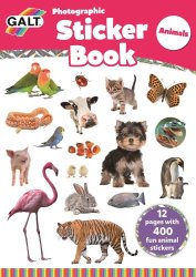 GALT Photographic Sticker Book - Animals