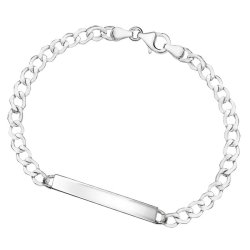 Sterling Silver Id Bracelet 19cm
