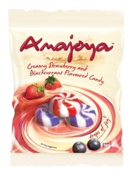 Amajoya Flavoured Candy 125g Strawberry And Blackcurrant