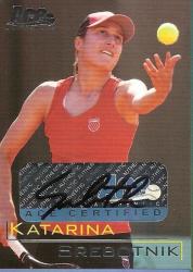 Katarina Srebotnik - Ace Authentic 2011 - Certified "autograph" Card
