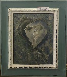 Heart Shaped Artwork - Mixed Medium