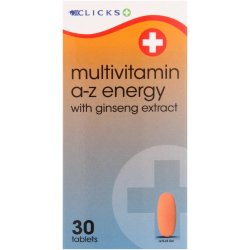 Clicks Multivitamin A-z Energy 30 Tablets