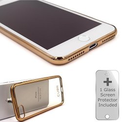 Iphone 7 Plus Case Cover And Screen Protector By Cuvr For Apple Iphone 7 Plus Gold