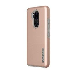 Incipio Dualpro LG G7 Thinq Case With Shock-absorbing Inner Core & Protective Outer Shell For LG G7 Thinq - Iridescent Rose Gold gray