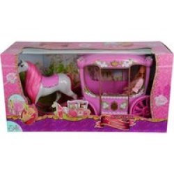 Fairytale Romantic Carriage With A 29CM Fashion Doll