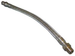 Penflex FTG-08-A-E-24 Stainless Steel Flexible Hose Assembly Carbon Steel Mpt X Fjic 1 2" X 3 4" 24" Length