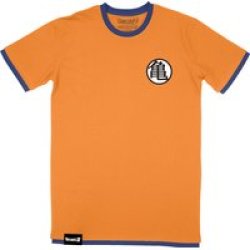 Dragon Ball Z - Goku Gi - Mens Tee - Orange T-Shirt Small