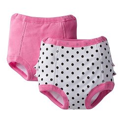 Gerber Baby Girls' 2 Pack Training Pant With Peva Lining 2T 3T Polka Dot