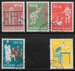 Netherlands 1932 Child Welfare Sg 886-90 Complete Used Set