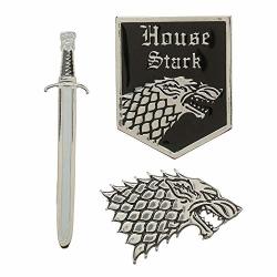Game Of Thrones Lapel Pins House Stark Accessories Game Of Thrones Pins