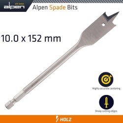 Alpen Spade Bit 10MMX152MM