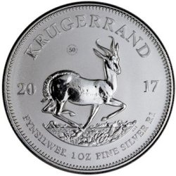 2017 One Oz Silver Premium Uncirculated Krugerrand