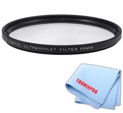 58MM Pro Series Multi-coated High Resolution Digital Ultraviolet Filter For Canon Ef 75-300MM F 4-5.6 III Lens Canon Ef 50MM F 1.4 Usm Lens Canon Ef-s