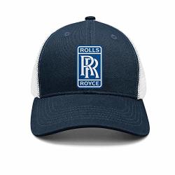 Cool Rolls-royce-symbol-logo-emblem- Navy-blue Snapback Hats Womens Mens
