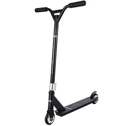Ancheer I100 Pro Scooter For Age 7+ Freestyle Stunt Scooter 110MM Aluminum Core Wheels ABEC-5 220LBS Weight Support 360 Swivel Stable Performance Black