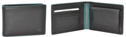 Carraro Neon Men's Leather Wallet With Coin Pocket