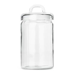 @home Glass Storage Canister W handle 1.6L