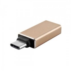 Tuff-Luv C2_84 USB 3.0 To USB 3.1 Type-c Converter Adapter For Macbook 12 Inch Gold