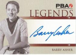 Barry Asher - "rittenhouse Pba Tenpin Bowling" 2008 - Certified "legends Autograph" Trading Card