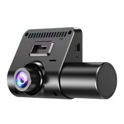 3 In 1 HD 1080P Car Dash Camera With Night Vision Wide Angle Lens Recorder