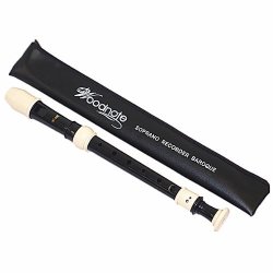 Woodnote Twin Color-black ivory 8 Holes Soprano Recorder Flute