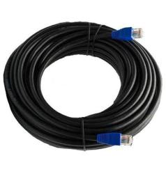 Multi-cable Networking CAT5E Outdoor Ethernet Cable With RJ-45 Plug - Cca - Ftp - Black - 20 Meter