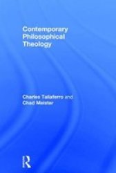 Contemporary Philosophical Theology Hardcover