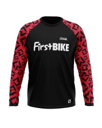 Firstbike Little Rider - Kiddies Technical Jersey - Red - 3-4 Years