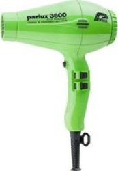 3800 Eco Ceramic & Ionic 2100W Hair Dryer - Lime Green