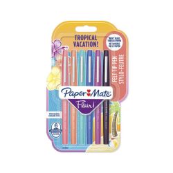 Flair Tropical Vacation Medium 0.7MM 6 Assorted Markers