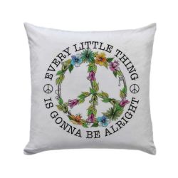 Floral Peace Pillow 30CM X 30CM