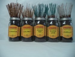 Wildberry Incense Sticks Best Seller Set 4: 4 Sticks Each Of 5 Scents Total 20 Sticks