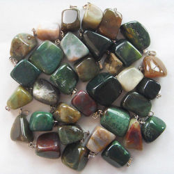 Pendants - Indian Agate - Tumble - Sold Individually