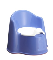 Potty Trainer With Splash Guard - Random Colours Available Pink Green