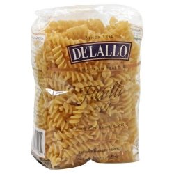Delallo Pasta Bag Fusilli 16 Oz Pack Of 16