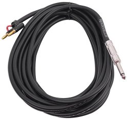 Rockville RCXBN20 20 Foot 1 4" To Banana Speaker Cable 16 Gauge 100% Copper