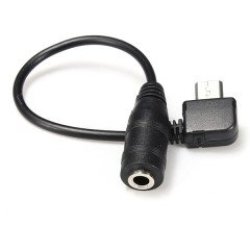Micro USB Jack To 3.5MM Earphone Adapter Socket Audio Cable