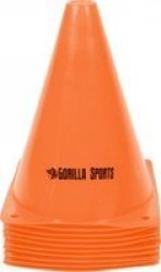 Cone Set Of 10 Orange - 17 Cm