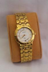 Fantastic A 23 Karat Gold Plated White dial Lucent Diacoat Quarts