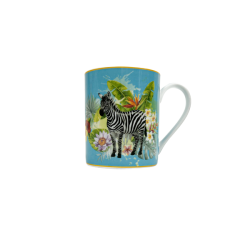 - Zebra Blue Coffee Mug Set Of 4