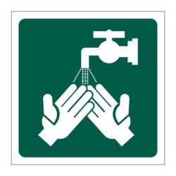 Ga 27 - "tap For Washing Hands" Safety Sign