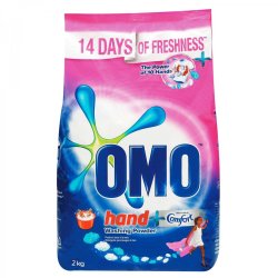 Omo Hand Washing Powder With Touch Of Comfort Bag 2kg